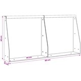  Zid za zadržavanje 2 kom. 40 x 12 x 40 cm Čelik Antracit | shoptok.hr