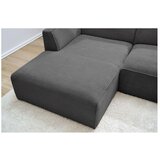 Bobochic Paris Tamno siva kutna garnitura od samta (s lijevim kutom/u obliku slova L) Megeve – | shoptok.hr