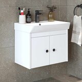 Hanah home kupatilski ormarić sa lavaboom Ada, 60 cm, beli Cene