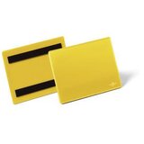 Durable Magnetni žepi 105x148 (120x163) rumeni 50 kos, (20376028) | Shoptok.si