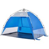 vidaXL Šator za plažu za 2 osobe vodootporni azurnoplavi | shoptok.hr