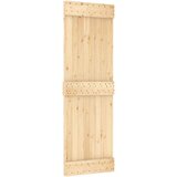  Klizna vrata s priborom za montažu 70 x 210 cm masivna borovina | shoptok.hr