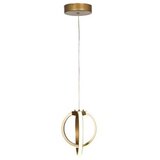 VISILICA Kovinska LED viseča svetilka v bronasti barvi ø 25 cm Sezen – | Shoptok.si