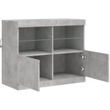  Komoda s LED svjetlima siva boja betona 81x37x67 cm | Eponuda.com