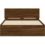  Okvir kreveta s uzglavljem boja hrasta 120x190 cm | shoptok.hr