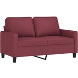 Maison Chic Dvosed kavč - Sofa - Kanape vinsko rdeč 120 cm blago, (21727250) | Shoptok.si