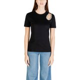 Only Majice s kratkimi rokavi ONLFLORAS S/S DETAIL TEE CS JRS 15362431 Črna | Shoptok.si