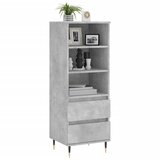  Visoka komoda boja betona 40 x 36 x 110 cm konstruirano drvo | Eponuda.ba