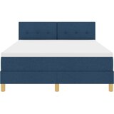 Box Vzmetnica na podstavku z vzmetnico Modra 140x200 cm Tkanina, (22083230) | Shoptok.si