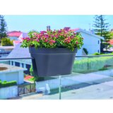 Artevasi Viseče cvetlično korito za ograjo iz reciklirane plastike 60 cm Capri – | Shoptok.si