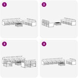  Set vanjskih sofa 8 kom. Prirodna i bež | shoptok.hr