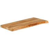 Stolna ploča sa živim rubom 90x30x3,8 cm od masivnog drva manga | shoptok.hr