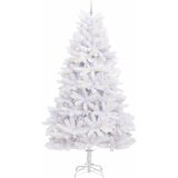  Umjetno božićno drvce s nogom Bijela 300 cm PVC i čelik | shoptok.hr