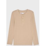 Sinsay 2-pack rebrastih pamučnih henley majica | shoptok.hr