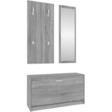  3-u-1 set ormarića za cipele sivog sonome konstruirano drva | Eponuda.com