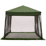  Set Kamp Šatora s krovom 2 pcs Zelena Tafta i Tkanina | shoptok.hr