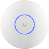 Ubiquiti U6+ access point. WiFi 6 model with throughput rate of 573.5 Mbps at 2.4 GHz and 2402 Mbps at 5 GHz. No POE injector included. UI recommends U-POE-AF or POE switch - U6-PLUS u