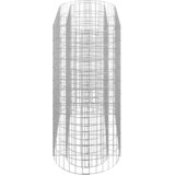  Gabionska povišena gredica od pocinčanog željeza 120x50x100 cm | shoptok.hr