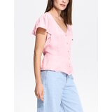 Reserved Bluza s povezom na leđima - pastelnoružičasto Cijene