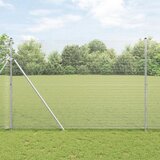 vidaXL Varjena žična ograja s 13 stebri 1,5x25 m pocinkano jeklo Cene