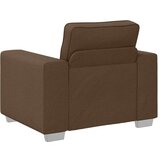  Set od 3 dijela sofe s jastucima u smeđoj tkanini | shoptok.hr
