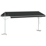  Samostojeća tend Antracit 5 x 3 m Poliester | shoptok.hr