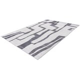 Kayoom RAVNO TKANA PREPROGA 200/290 cm tkano srebrne barve | Shoptok.si