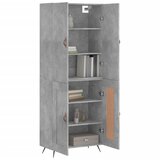  Visoka komoda siva betona 69,5x34x180 cm od konstruiranog drva | shoptok.hr
