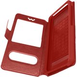 AVIZAR folio torbica extra-slim 2x window (hitra sprostitev) velikost xl - rdeca, (20615781) | Shoptok.si