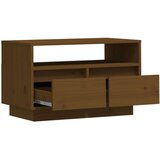 vidaXL TV omarica medeno rjava 60x35x71 cm trdna borovina | Shoptok.si