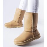 Gemre Brown classic snow boots eco-leather Bobby | ePonuda.com
