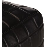  Tabure crni 40 x 40 x 40 cm od prave kozje kože | Eponuda.com