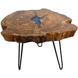  Stol od orahovog drveta i metalni pladanj | shoptok.hr