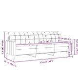  3-dijelni set sofa s jastucima plavi baršunasti | shoptok.hr