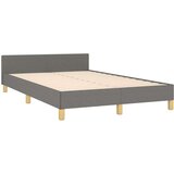  Za krevet s uzglavljem tamnosivi 120x200 cm od tkanine | shoptok.hr