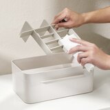 Shumee Bež plastičan kupaonski organizator za kozmetiku Viva – | shoptok.hr