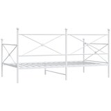  Dnevni krevet bez madraca bijeli 107x203 cm čelik | shoptok.hr