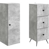  Set ormara 2 pcs Betonska siva 34,5 x 34,5 x 90 cm | shoptok.hr