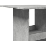  Barski stol s prostorom siva boja betona 60x60x102 cm drveni | shoptok.hr