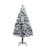 vidaXL Umjetno božićno drvce s 300 LED svjetlima Zelena 240 x 150 cm | shoptok.hr