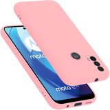  Ohišje združljiv z Motorolo v tekoči roza barvi - zaščitni pokrov iz fleksibilnega silikona TPU, (20694497) | Shoptok.si