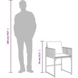  9-dijelni vrtni blagovaonski set s jastucima crni od poliratana | shoptok.hr