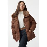 Trendyol Camel Regular Coat