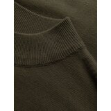 Ombre Men's knitted half turtleneck with viscose - mustard | shoptok.hr