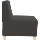  Modularna sofa bez naslona za ruke tamno siva 55 cm kovrčava tkanina imitacija vune | Eponuda.com