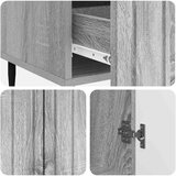  Kreveta Siva sonoma 66 x 34,5 x 97 cm Konstruirano drvo | Eponuda.ba