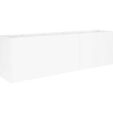  Vrtna saksija Bijela 200 x 40 x 60 cm Čelična vrata | shoptok.hr