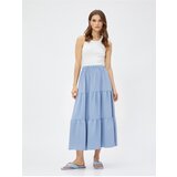 Koton Tiered Midi Skirt with Elastic Waist | Shoptok.si