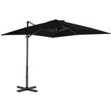  Konzolni suncobran s aluminijskom šipkom crni 250 x 250 cm Cijene