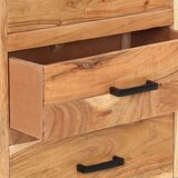 Komoda 88 x 30 x 73 cm od masivnog bagremovog drva | shoptok.hr